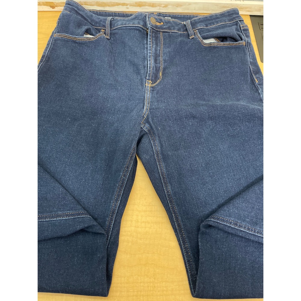 Old Navy High Rise Wow Flare Jeans Dark Wash Denim Size 14 Short Womens